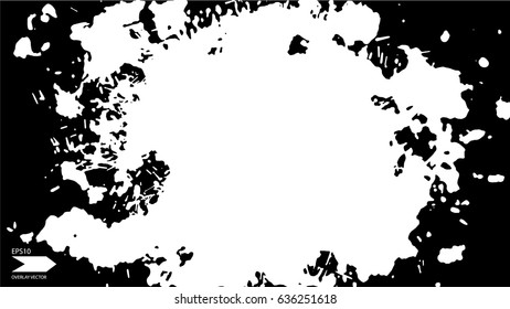 Overlay texture vector. Exploding particles, flying fragments in different directions, twisting white dots. Smashing glass. You can use different types of overlay and get great effects.