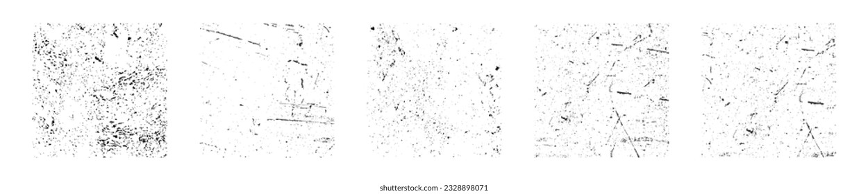 Overlay textures set. Grunge textures. Different textures collection. Grunge overlays. EPS 10