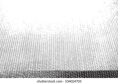 Overlay thread grunge background. Distress gunny texture. Empty aged design element. EPS10 vector.