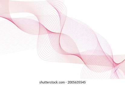 Overlay of wavy lines forming an abstract pattern