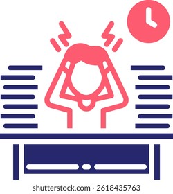 Overload Icon Fill Vector Illustration