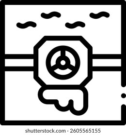 overload icon. Thin Linear Style Design Isolated On White Background