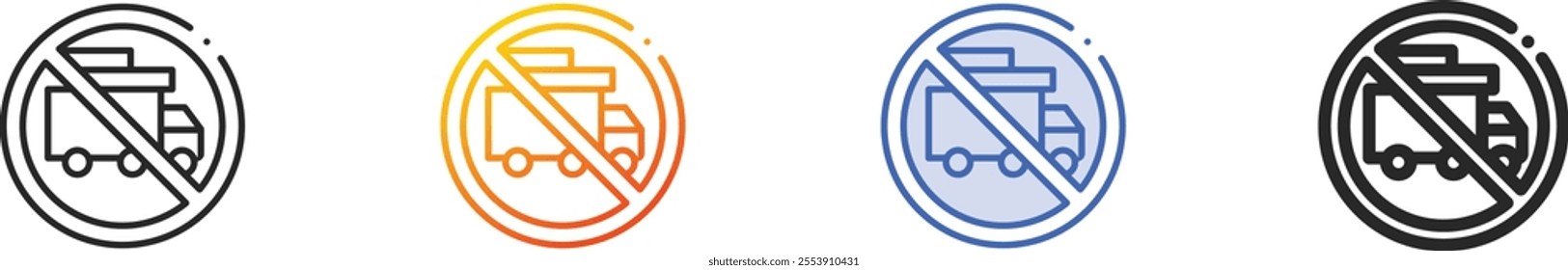 overload icon.Thin Linear, Gradient, Blue Stroke and bold Style Design Isolated On White Background