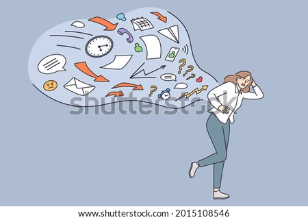 Stressed Word Meaning Stressful Tension And Overload Stock Photo