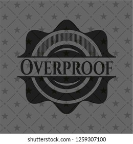 Overproof black emblem