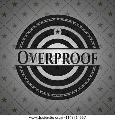 Overproof black emblem