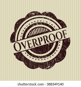 Overproof rubber seal