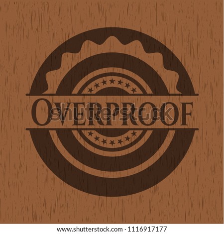 Overproof wood emblem