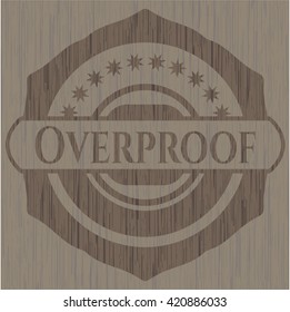 Emblema de madera a prueba de sobrepeso
