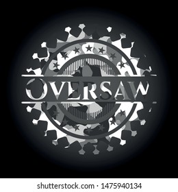 Oversaw on grey camo pattern