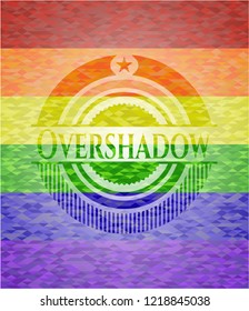 Overshadow lgbt colors emblem 