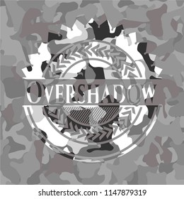 Overshadow on grey camo pattern