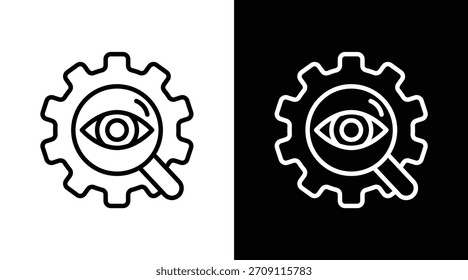 Versión de dos tonos en fondo blanco y negro