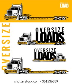 Oversize load truck