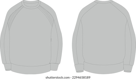 OVERSIZE RAGLAN SWEAT SHIRT TEMPLATE ,COSY, STREET WEAR ,FLEECE , MEN'S WEAR, C