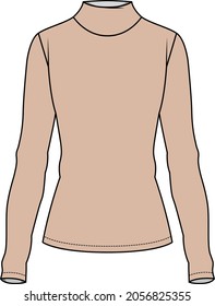 Oversized cotton-fleece hoodie technical fashion illustration with pocket, relaxed fit, long sleeves. Flat outwear jumper apparel template front back white color. Women, men, unisex sweatshirt top CAD