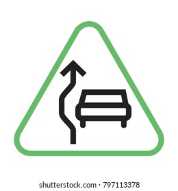 Overtake, Sign, traffic