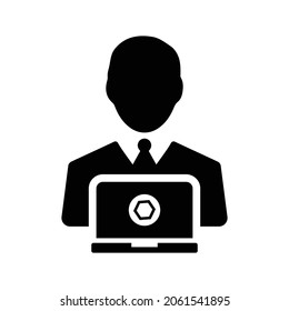 Overtime, busy, working icon. Black vector illustration