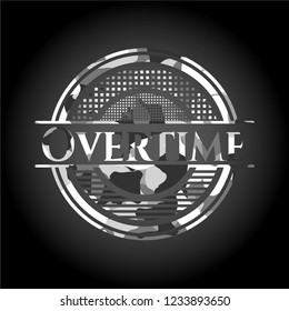 Overtime grey camo emblem