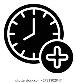 Overtime Icon Element For Design