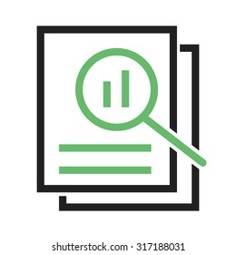 Overview, analysis,review icon vector image.Can also be used for admin dashboard. Suitable for mobile apps, web apps and print media.