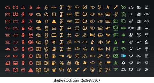 Overview of Common Car Dashboard Warning Lights and Symbols