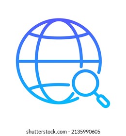 Descripción general del diseño de iconos de degradado de línea