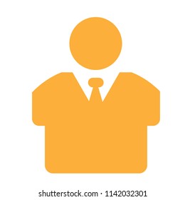 Overweight man symbol
