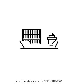 overweight, ship icon. Element of overweight culture. Thin icon for website design and development, app development. Premium icon