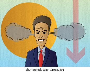 Overwhelmed Businessman