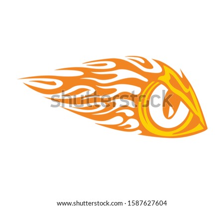 Overwhite fish (Vector Image). Change eyes that are hiding or show layers. Add or remove details for sticker tattoos

