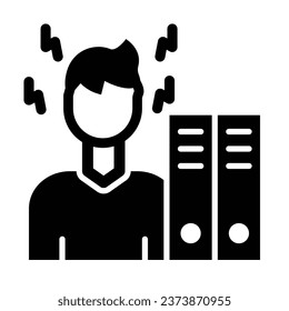 Overwork Vector Glyph Icon For Personal And Commercial Use.
