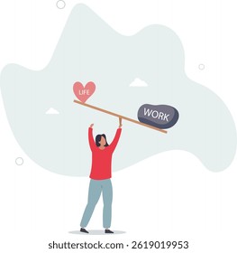 Overworked, exhaustion or burnout, unhealthy work life balance problem, too many work causing fatigue, anxiety or stress concept. character life .