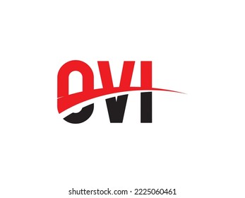 OVI Letter Initial Logo Design Vector Illustration