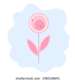 Ovum In The Form Of A Flower. The Egg Is The Flower Of Life. Donation Concept