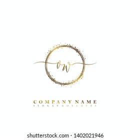 OW Initial luxury handwriting logo vector