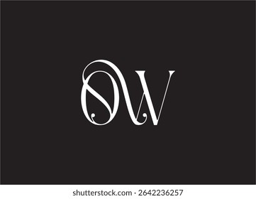 OW Logo Design Creative and Modern Logo Design