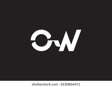 OW logo desing and monogram logo
