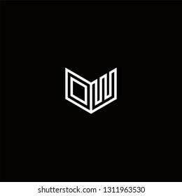 OW Logo Letter initial Designs Templete
