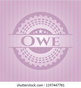 Owe pink emblem