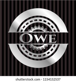 Owe silver emblem