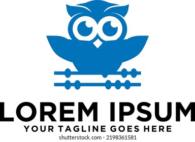 Owl with Abacus Education logo