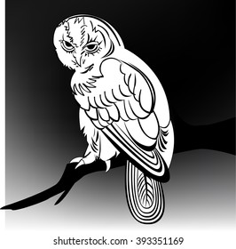 Owl ,
Owl ,  All elements are in separate layers color can be changed easily 