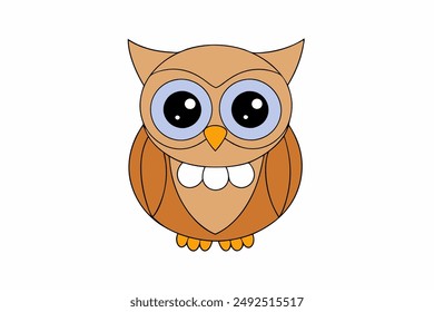 An Owl animal vector illustration