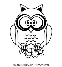 owl bird cartoon