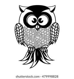 owl bird cartoon