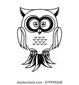 owl bird cartoon