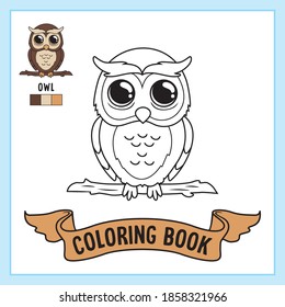 Owl Bird Coloring Pages Book Worksheet
