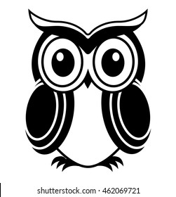 owl bird cute icon vector illustration design