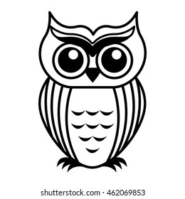 Owl Clipart Black And White Vector
